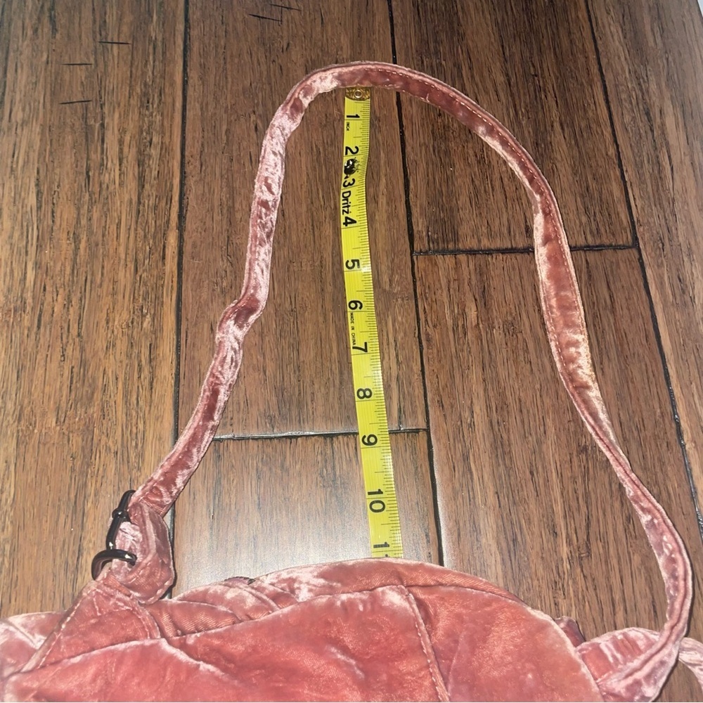 Pink backpack velour backpack velvet backpack Rebecca minkoff Julian - Picture 8 of 16